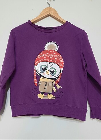 PENGUEN UZUN KOLLU SWEATSHİRT 