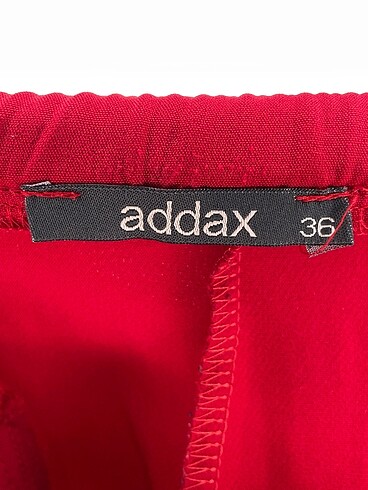 36 Beden kırmızı Renk Addax Düz Kesim %70 İndirimli.