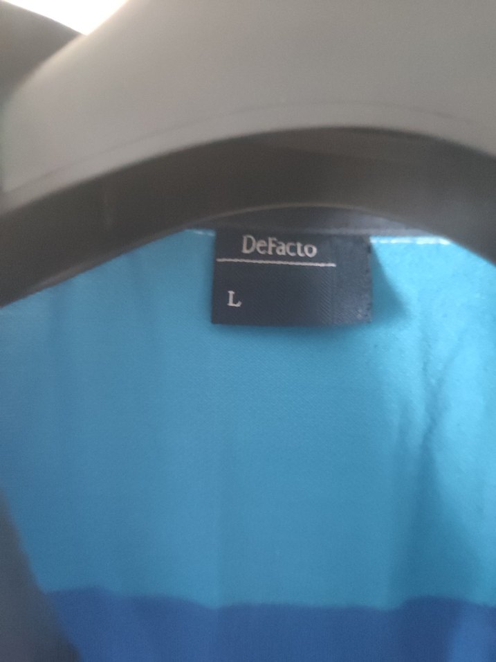 Erkek Mavi Polo Tişört Düğmeli Yakalı - Görsel 2