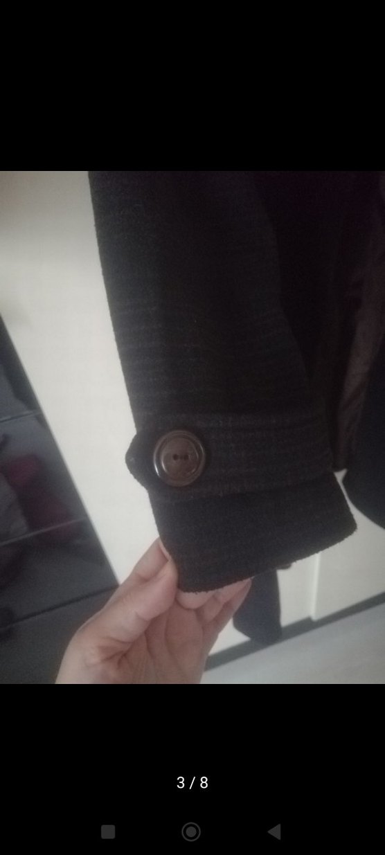 Kadın Düğmeli Kaban - Görsel 3