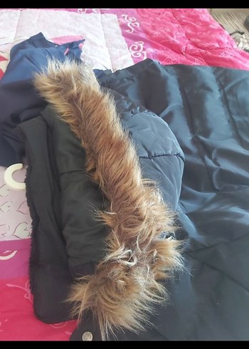 Kürklü Siyah erkek Kışlık Mont - Görsel 6