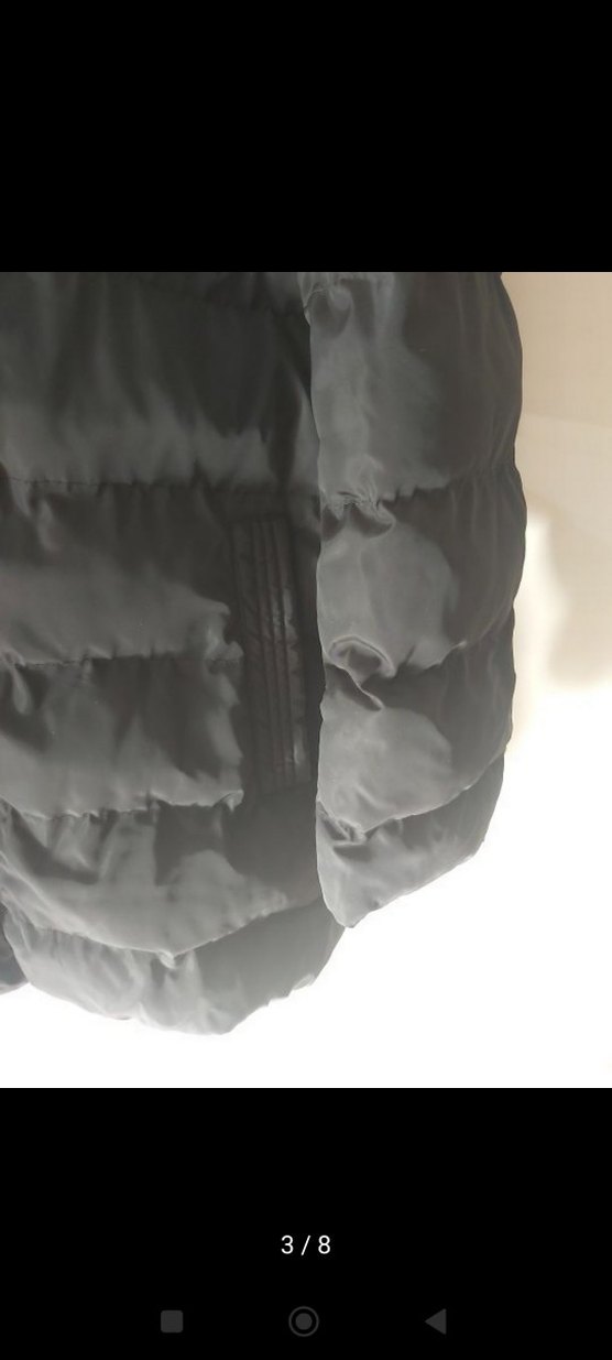 Kürklü Siyah erkek Kışlık Mont - Görsel 3