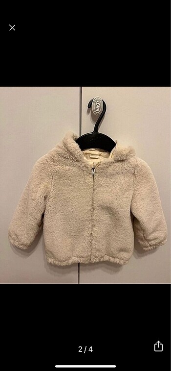 H&M Pelüş mont Hm