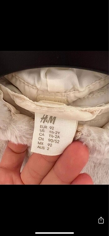 18-24 Ay Beden Pelüş mont Hm