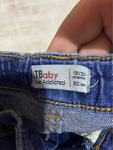 18-24 Ay Beden lacivert Renk Kot pantolon