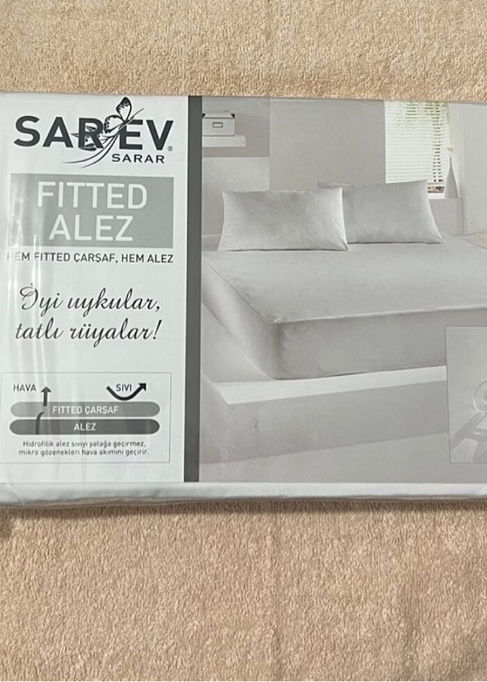 SAREV ÇİFT KİŞİLİK FİTTED ALEZ 160X200X30 - Görsel 2