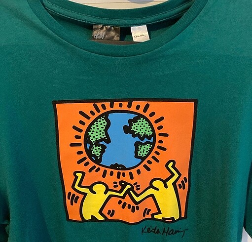 H&M Keith Haring Tişört
