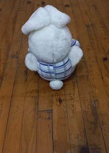 Beyaz Peluş Tavşan Oyuncak - Görsel 6