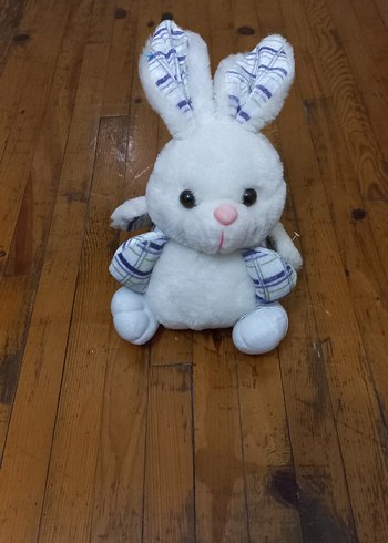 Beyaz Peluş Tavşan Oyuncak - Görsel 5