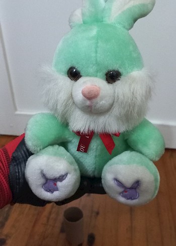 Pastel Renkli Peluş Tavşan Oyuncak - Görsel 4