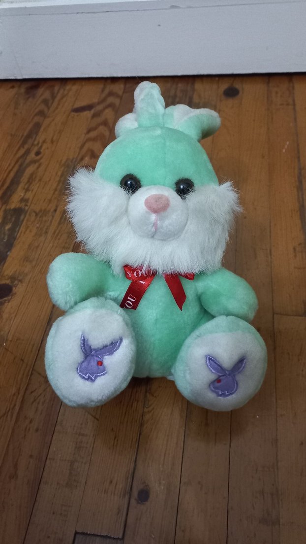 Pastel Renkli Peluş Tavşan Oyuncak - Görsel 5