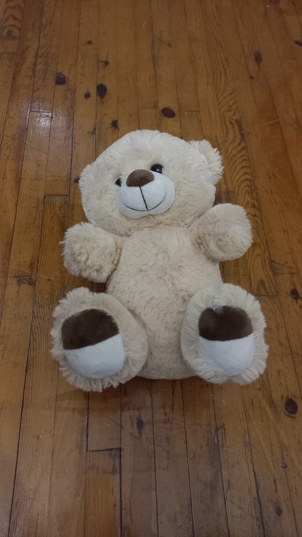 Bej Peluş Ayıcık Oyuncak - Görsel 4