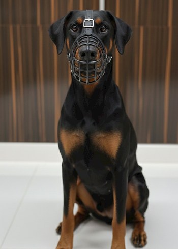 Siyah Köpek Ağızlık Tasması - Görsel 3