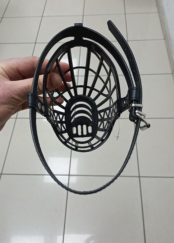 Siyah Köpek Ağızlık Tasması - Görsel 5