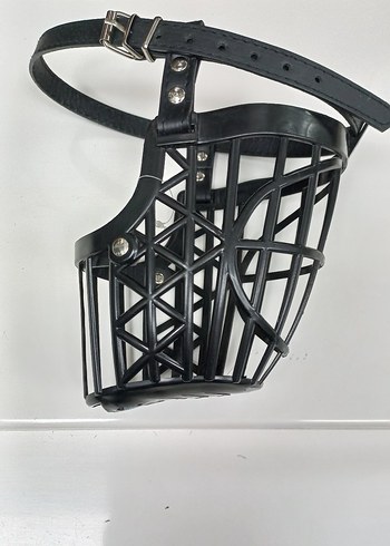 Siyah Köpek Ağızlık Tasması - Görsel 7