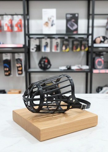 Siyah Köpek Ağızlık Tasması - Görsel 2