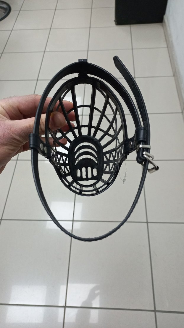 Siyah Köpek Ağızlık Tasması - Görsel 5