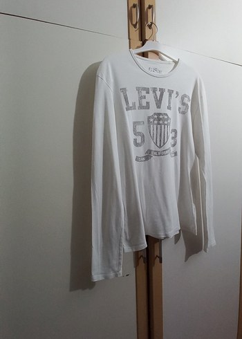 Levi's Erkek Beyaz Uzun Kollu Sweatshirt - Görsel 6