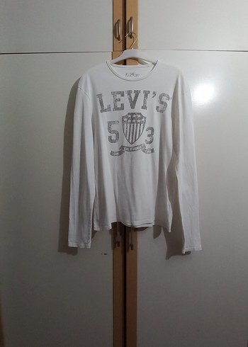 Levi's Erkek Beyaz Uzun Kollu Sweatshirt - Görsel 8