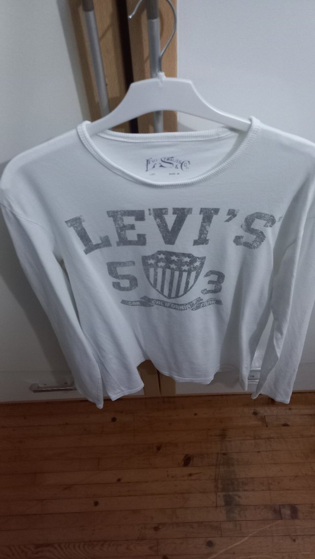 Levi's Erkek Beyaz Uzun Kollu Sweatshirt - Görsel 5