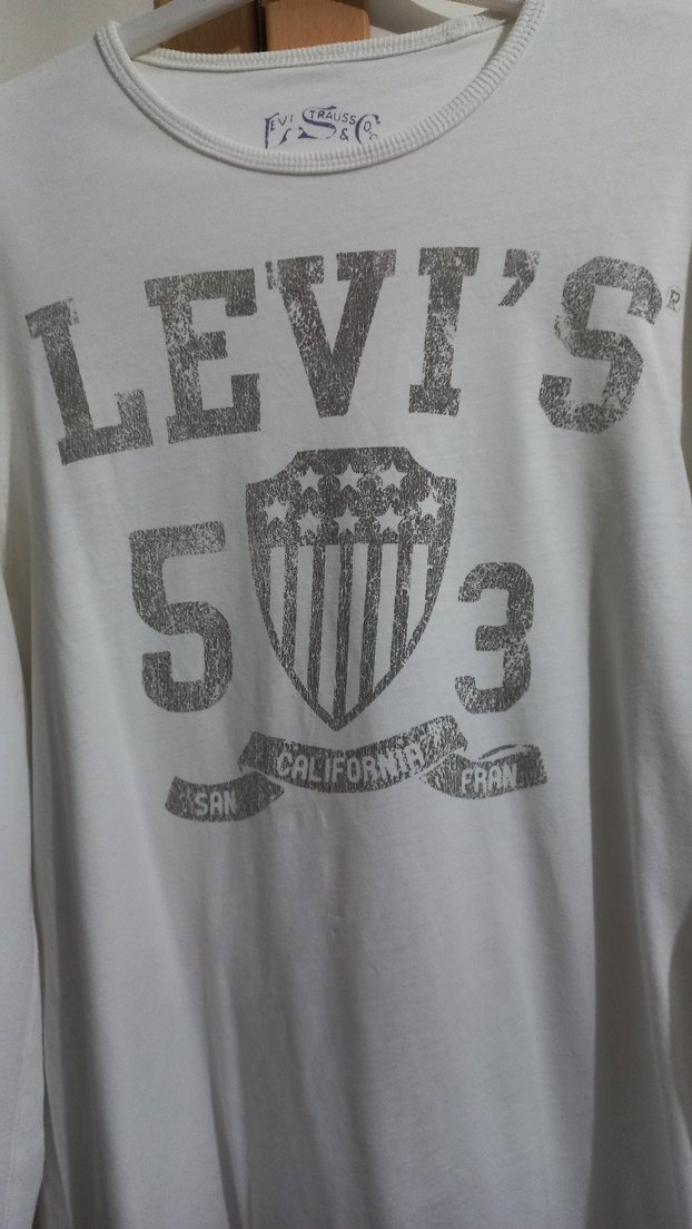 Levi's Erkek Beyaz Uzun Kollu Sweatshirt - Görsel 3