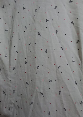 Beyaz Baskılı Kadın Gömlek - Görsel 7