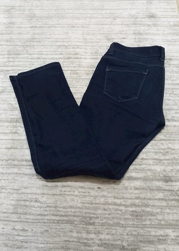 Bershka Mavi Kadın Denim Pantolon Midi Boy