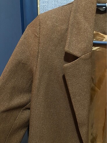 38 Beden kahverengi Renk Blazer