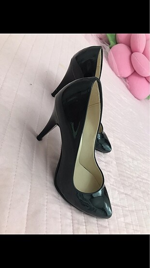 36 Beden Siyah stiletto siyah ayakkabı