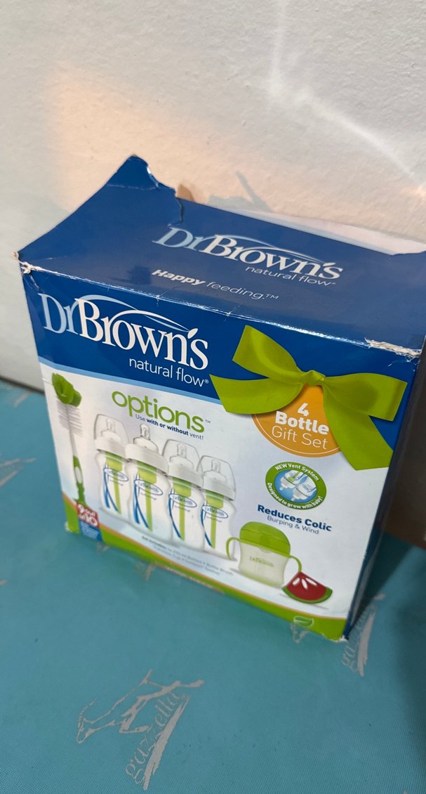 Dr. Brown's Bebek Biberon Seti 4'lü, Yeşil - Görsel 5