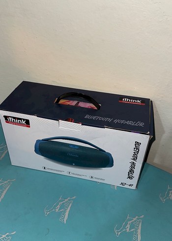 İ THİNK Mavi Bluetooth Hoparlör - Görsel 8