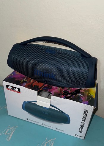 İ THİNK Mavi Bluetooth Hoparlör - Görsel 6