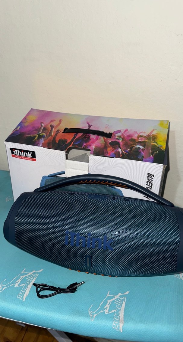 İ THİNK Mavi Bluetooth Hoparlör - Görsel 2