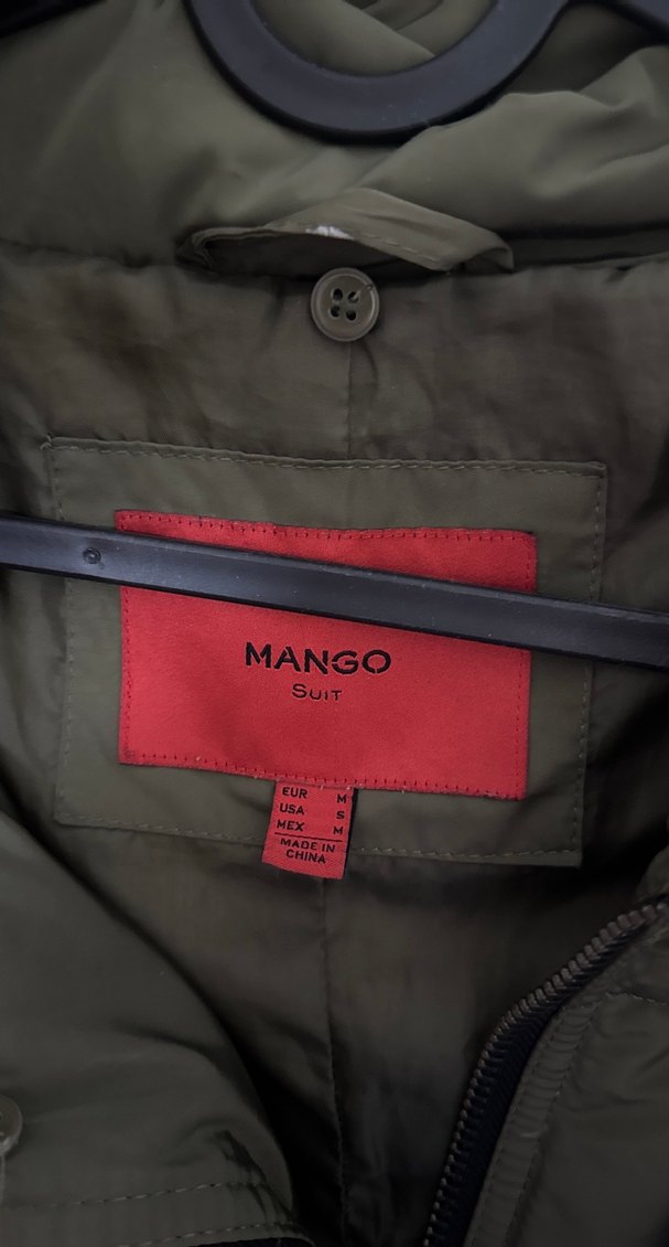 Mango Medium Beden KAZ TÜYÜ MONT KABAN - Görsel 2