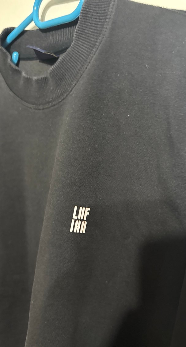 Siyah ERKEK LUFİAN SWEATSHİRT - Görsel 2