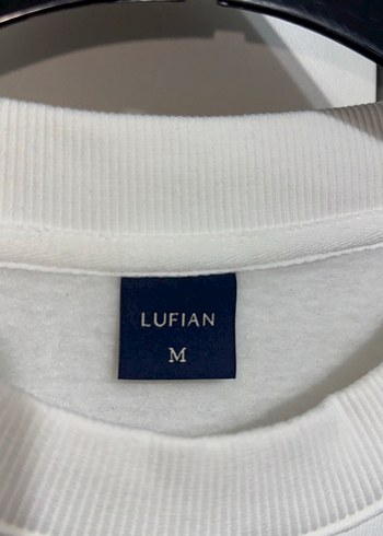 LUFİAN Erkek Beyaz Sweatshirt M Beden - Görsel 3