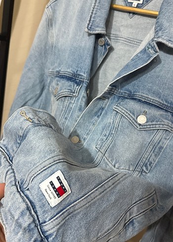 Erkek Mavi Denim Ceket Loose Fit - Görsel 7