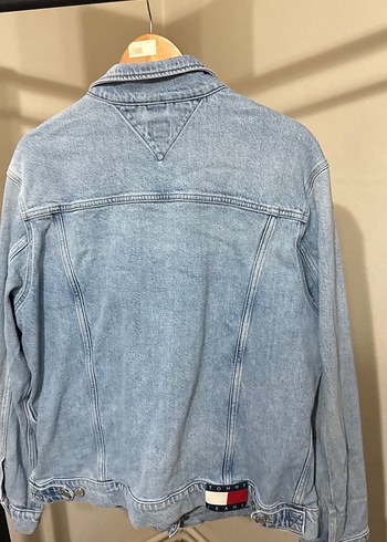 Erkek Mavi Denim Ceket Loose Fit - Görsel 4
