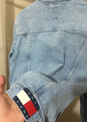 Erkek Mavi Denim Ceket Loose Fit - Görsel 5