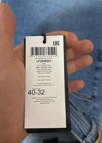 Erkek LOFT Marka Jeans Pantalon - Görsel 6