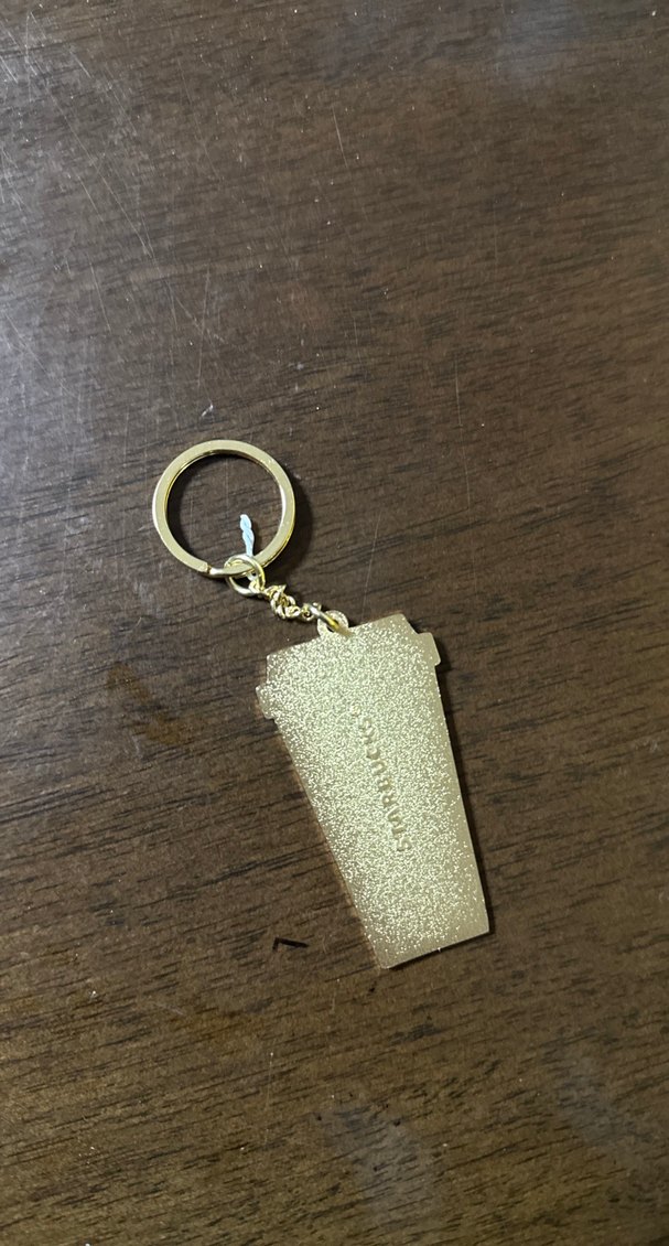 Metal Starbucks Anahtarlık - Görsel 2