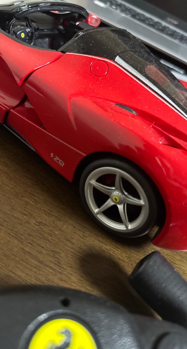 Kırmızı Ferrari Kumandalı Oyuncak Araba BÜYÜK - Görsel 4