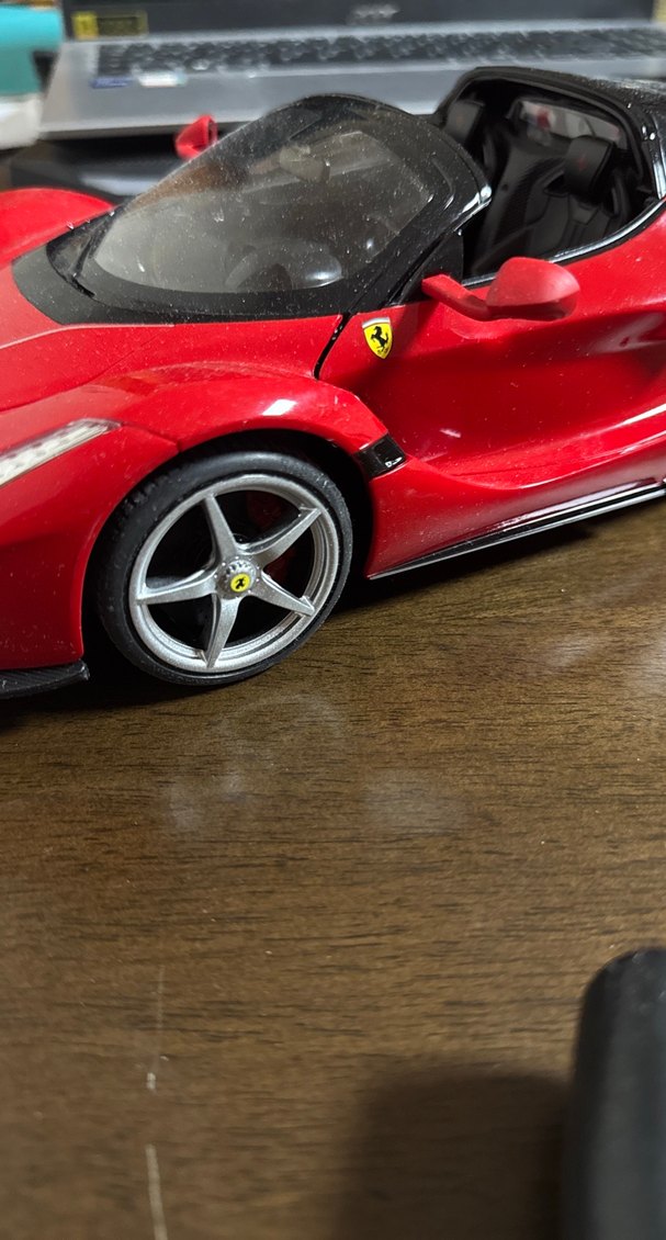 Kırmızı Ferrari Kumandalı Oyuncak Araba BÜYÜK - Görsel 3