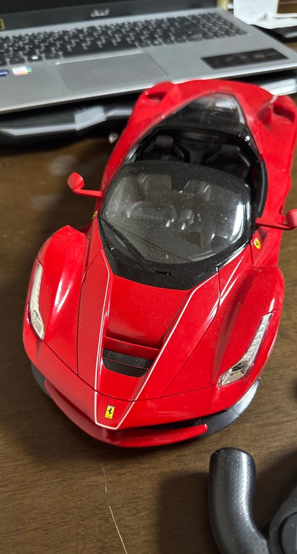 Kırmızı Ferrari Kumandalı Oyuncak Araba BÜYÜK - Görsel 2