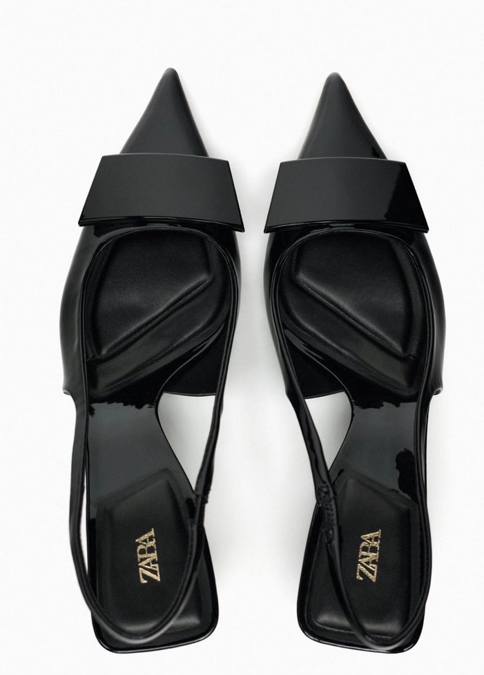 Zara Sivri Burun Topuklu Ayakkabı - Görsel 2