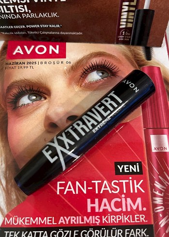 Avon EXxtravert Ekstra Hacim Veren Maskara - Blackest Black