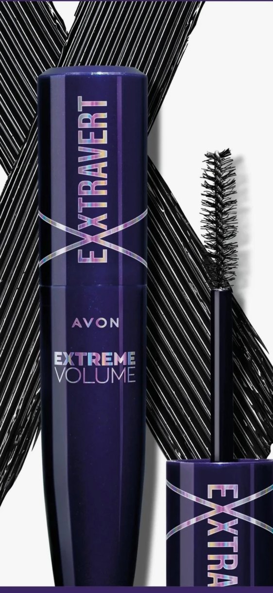 Avon EXxtravert Ekstra Hacim Veren Maskara - Blackest Black - Görsel 2