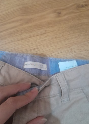 Koton Bej Pamuklu Erkek Çocuk Pantolon 4 -5 yaş