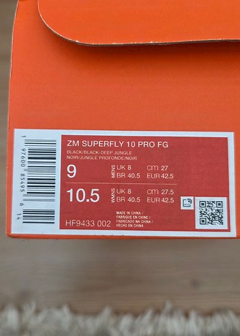 Nike mercurial air zoom superfly 10 pro - Görsel 6