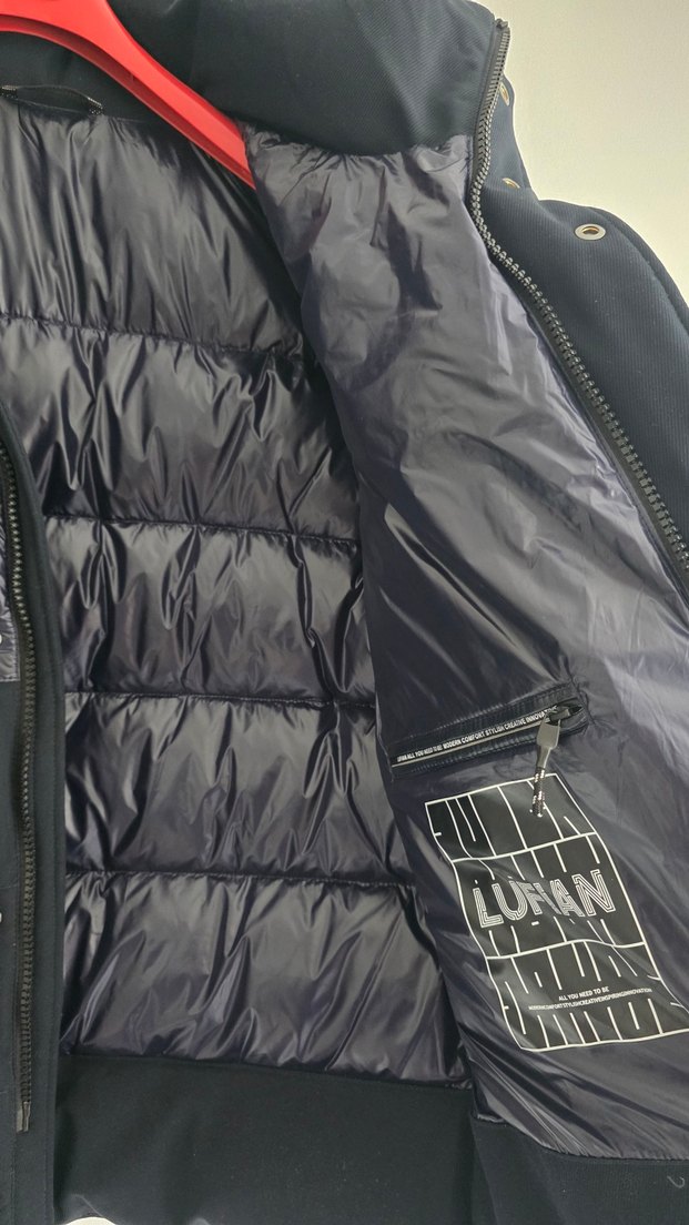 Lufian Genıous Lacivert Kaz Tüyü Mont Erkek - Görsel 5